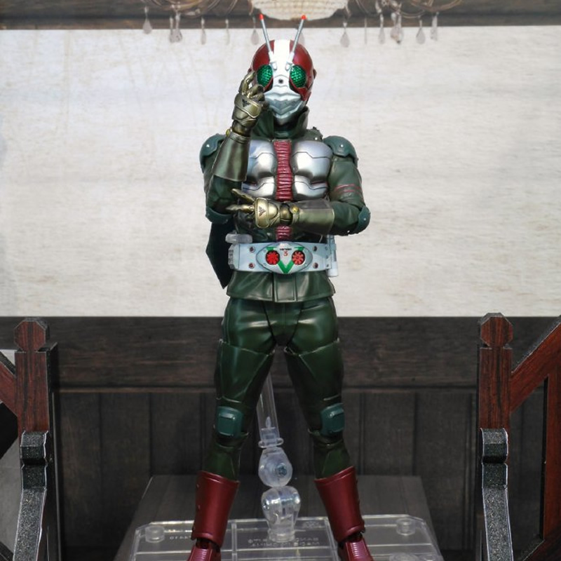 先行预订 万代 SHF 真骨雕 假面骑士V3 THE NEXT 可动手办 - 图0