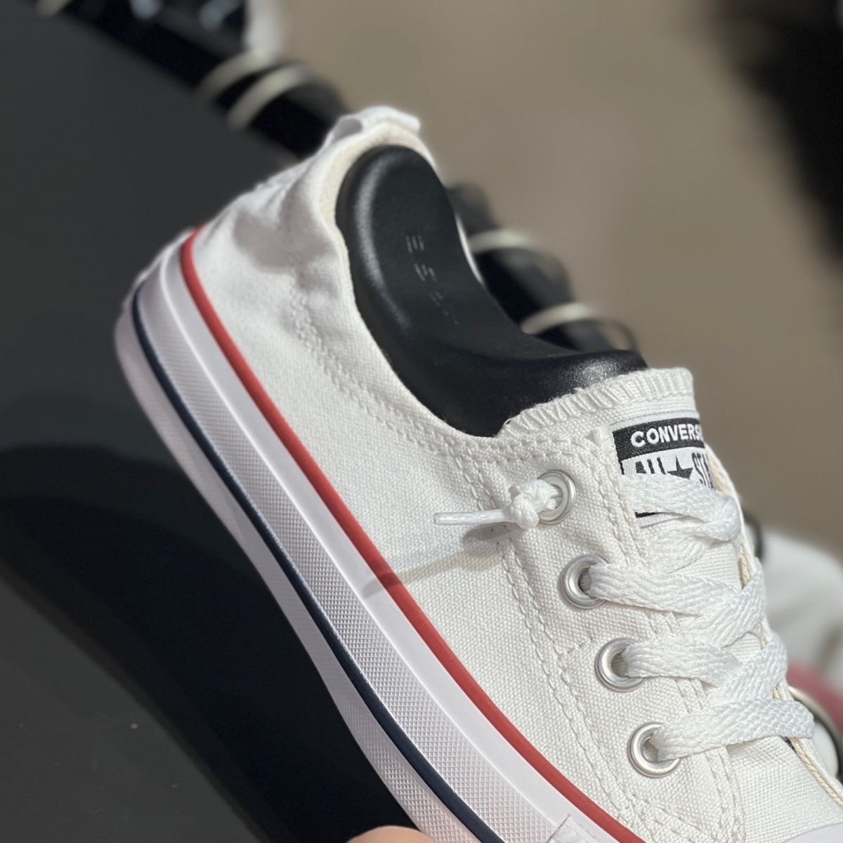 CONVERSE匡威All Star一脚蹬懒人鞋女休闲帆布小白鞋 537084C,淘宝优惠券,粉丝福利购,淘宝优惠卷