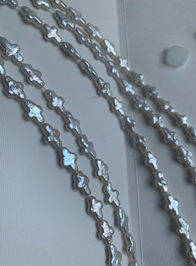 天然淡水异形巴洛克珍珠项链