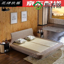 Macro Cowha Year Goods Festival 2022 Modern Vines Bed Vine 1 5 m Bedroom wedding bed Double NPC bed 1 8 m solid wood