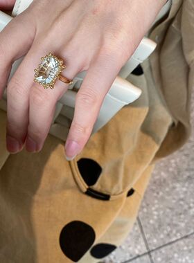 优选奶绿烟花切戒指爆款