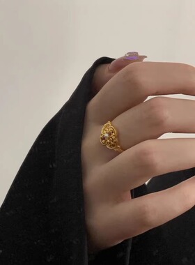 丁香儿新中式戒指轻奢高级感复