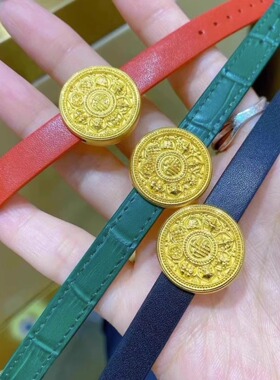 高级感金色八宝罗盘手表时尚