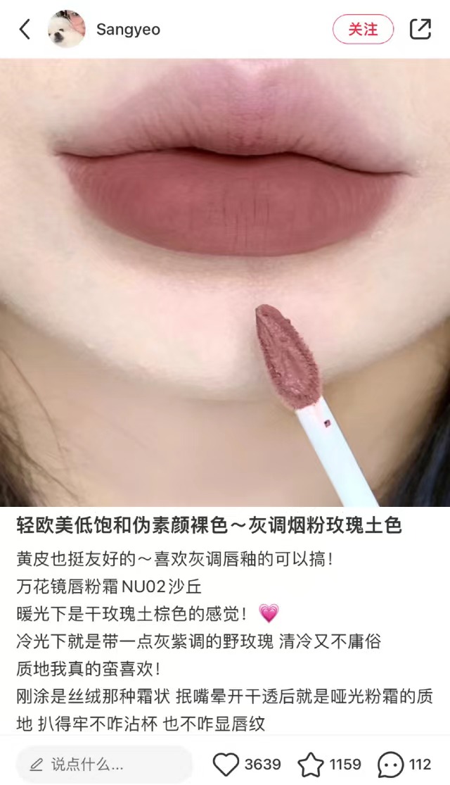 Kaleidos万花镜唇泥nu02唇粉霜口红鸽血红万华镜唇釉NU07欧美唇蜜_兔子警官_彩妆/香水/美妆工具-第4张图片-提都小院