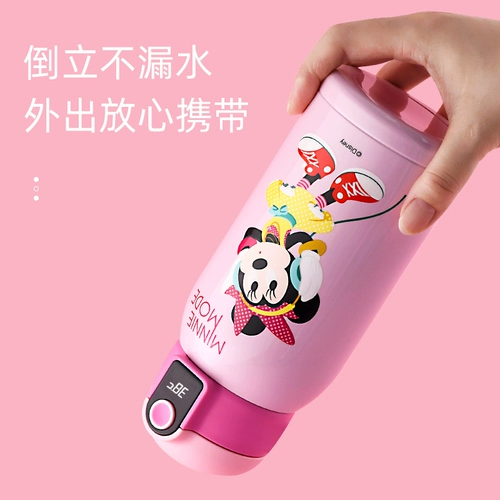 Дисней, детский умный стакан, трубочка со стаканом из нержавеющей стали для школьников, защита при падении