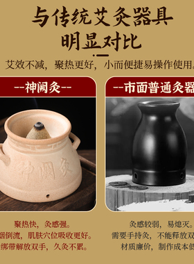 神阙穴气交灸肚脐艾灸家用祛湿