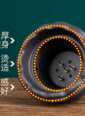 火龙罐中医专用砭石双层莲花口