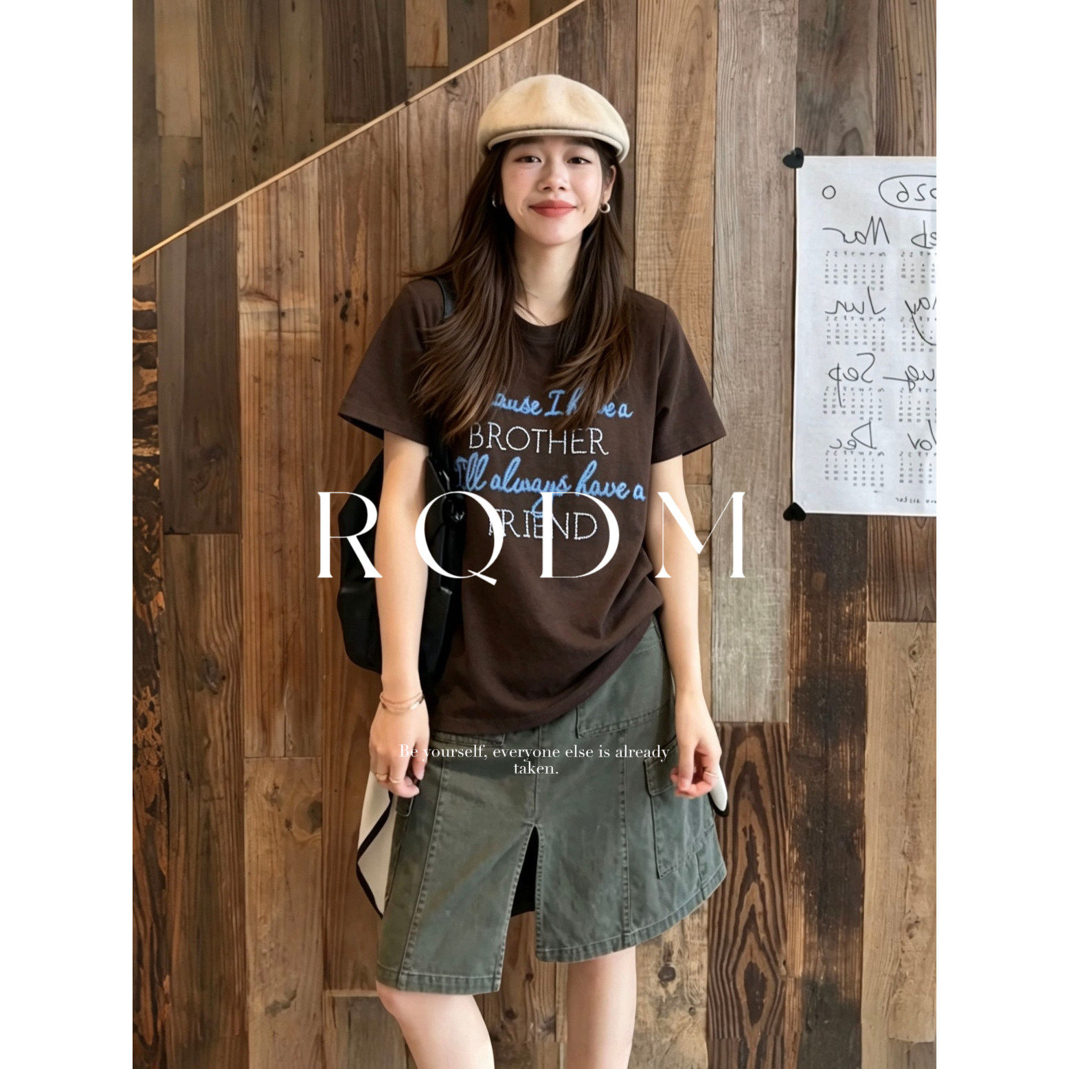 大码女装2026夏季新款胖MM美式复古休闲百搭圆领正肩短袖T恤上衣