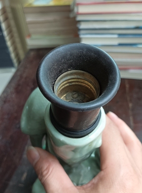 老豆青釉台灯老青瓷台灯龙泉窑梅子青瓷台灯客厅酒柜电视柜装饰品