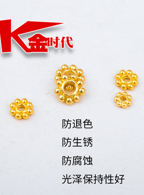 手工制作纯铜包金串珠饰品