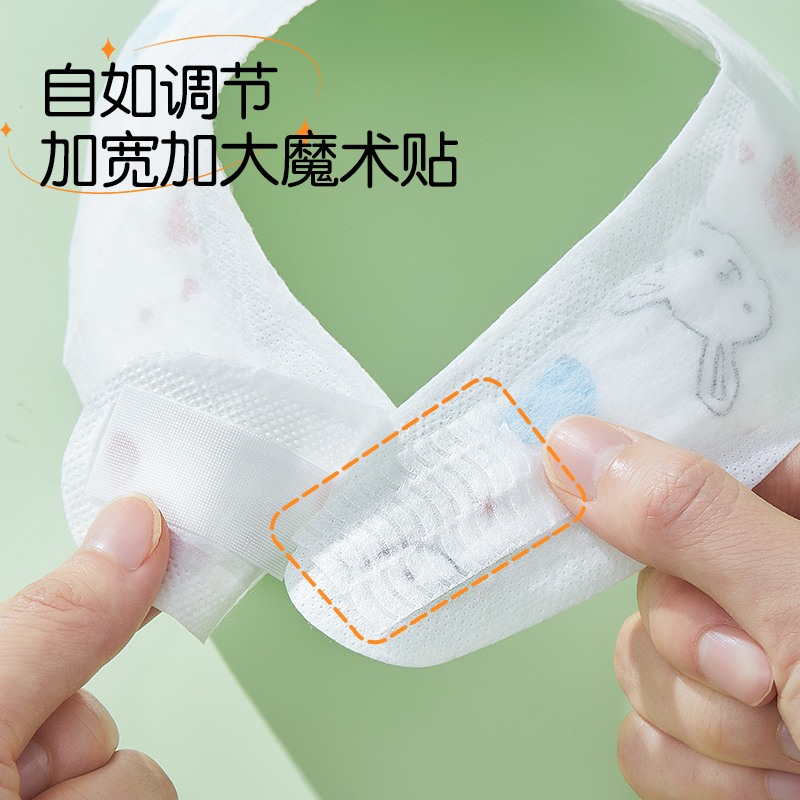 安可新一次性口水巾新生婴儿小月龄免洗防水围嘴围兜纱布口水围脖