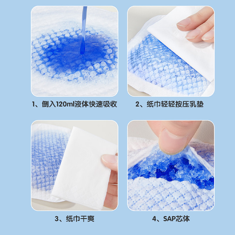 Ankesin anti-overflow breast pads, ultra-thin and breathable during lactation