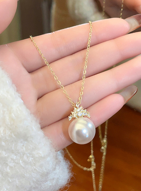 冰雪皇冠施家珍珠项链