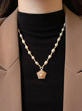 不规则巴洛克天然珍珠项链高级感