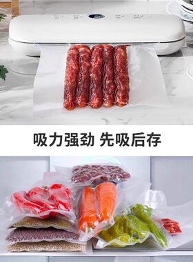 110v220v抽真空封口机小型全自动食品包装密封机真空机保鲜塑封机