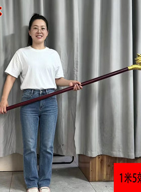 东阳木雕实木提灯杆提幡提炉杆