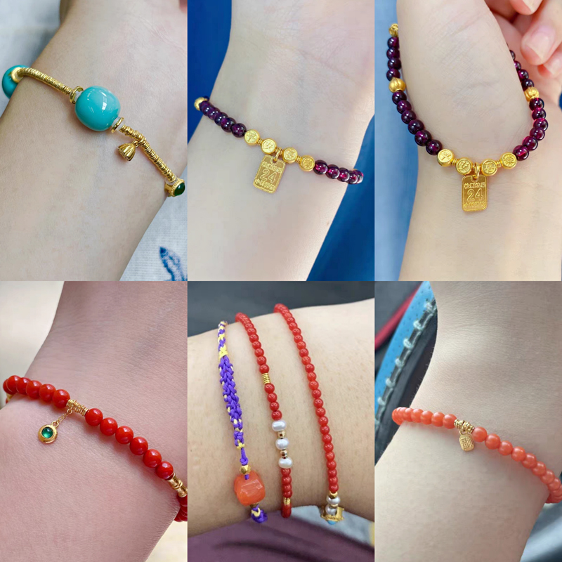 纯18K金圈配件闭口圈古法黄金实心圆圈隔片手工diy手链绳饰品配件,淘宝优惠券,粉丝福利购,淘宝优惠卷