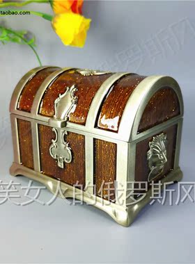 俄罗斯中号红色珠宝盒特价