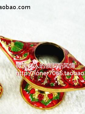 摆件小号红色阿拉丁神灯特价