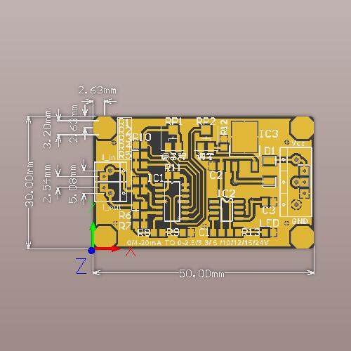 电流转电压模块信号发生转换隔离4-20mA转0-3.3/5V/10V/15V变送器-图1