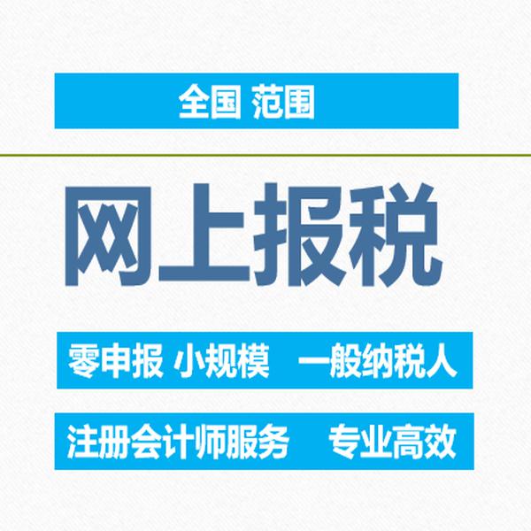 网上远程报税全国小规模一般纳税人0申报零申报税务申报纳税申报 - 图1