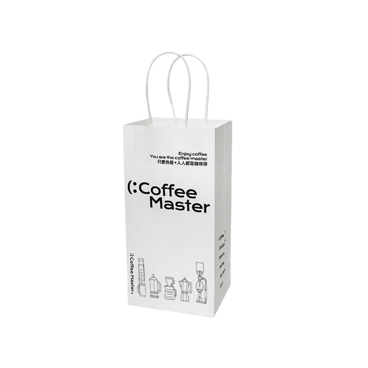 咖啡外卖手提袋奶茶饮品牛皮纸袋单杯双杯四杯打包袋杯托定制logo-图3