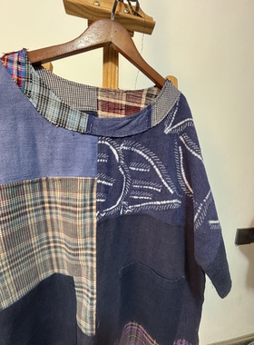 特色民族风服饰 老绣衣服百褶裙 苗绣衣服 连衣裙 套头短袖款A470