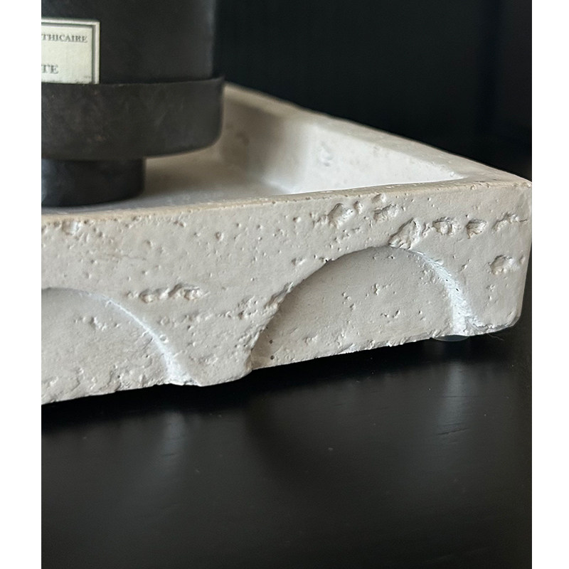 SilentWind中古侘寂风洞石纹香薰托盘家用玄关钥匙收纳盘首饰盒,淘宝优惠券,粉丝福利购,淘宝优惠卷