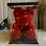 Женский цветок восемь -лет старый магазин более 20 цветов женских цветов, вечных цветов, подарочная коробка розового медведя, цветочный букет, подруга жена свадьба памятная память