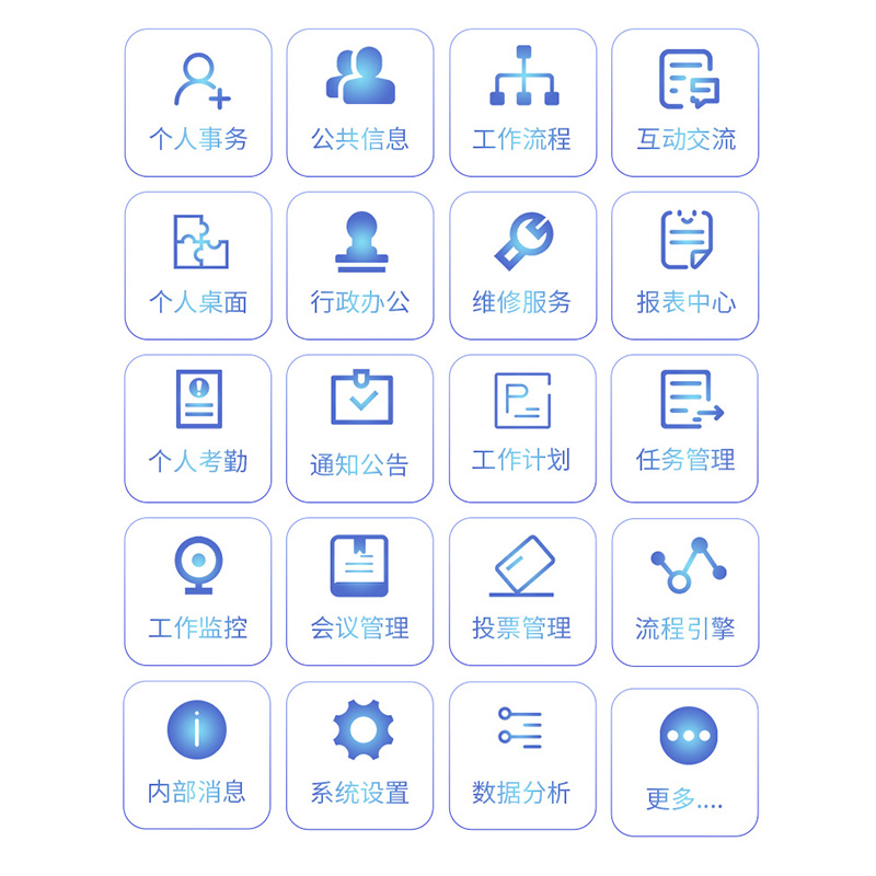 智能办公自动化OA系统审批会签远程会议数字化平台广泛使用含APP - 图0