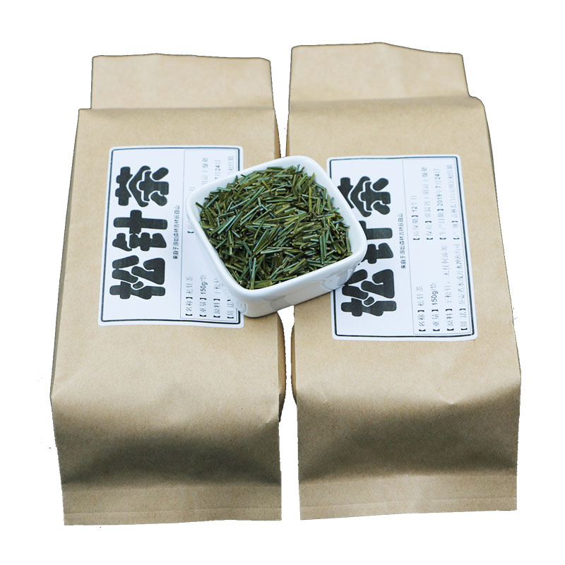 长白山野生松针茶松叶茶松毛茶东北五针松茶马尾松针150g - 图2