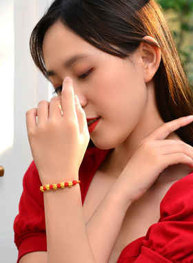 五福牛金色转运珠金生