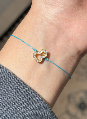 福禄法国葫芦红绳手链