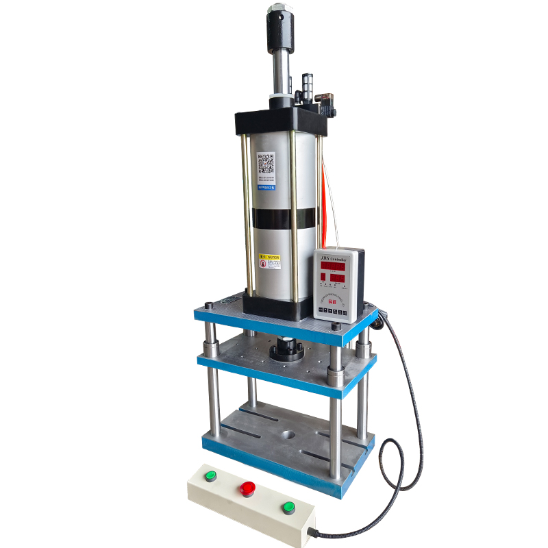 四柱三板气动冲床2/3/5吨气动模切机台式增压冲压机可调延时保压