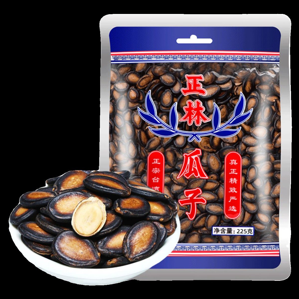 正林甘草原味西瓜子225g袋装香料卤煮大黑西瓜子零食坚果炒货年货,淘宝优惠券,粉丝福利购,淘宝优惠卷