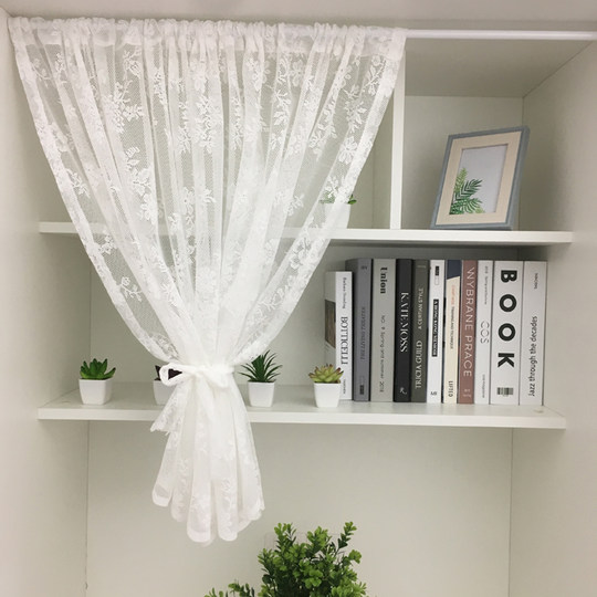 出口日本白免安装伸缩杆浴帘杆窗帘杆免打孔杆门帘杆短帘杆半帘杆