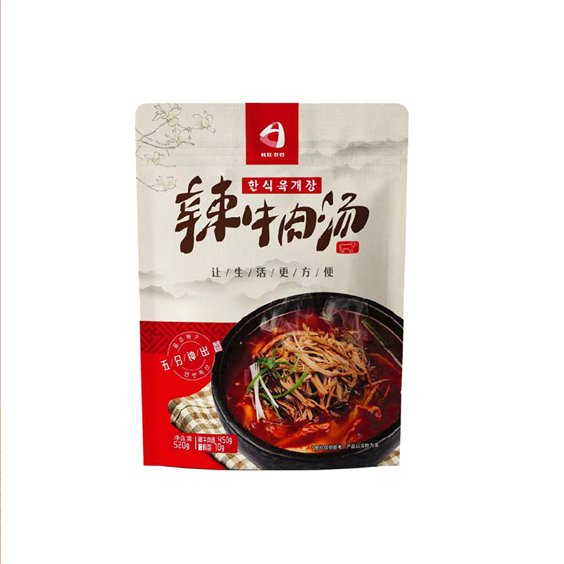 延边特产韩联韩式辣牛肉汤饭加热即食朝鲜带酱料咸香好喝的汤熟食 - 图3