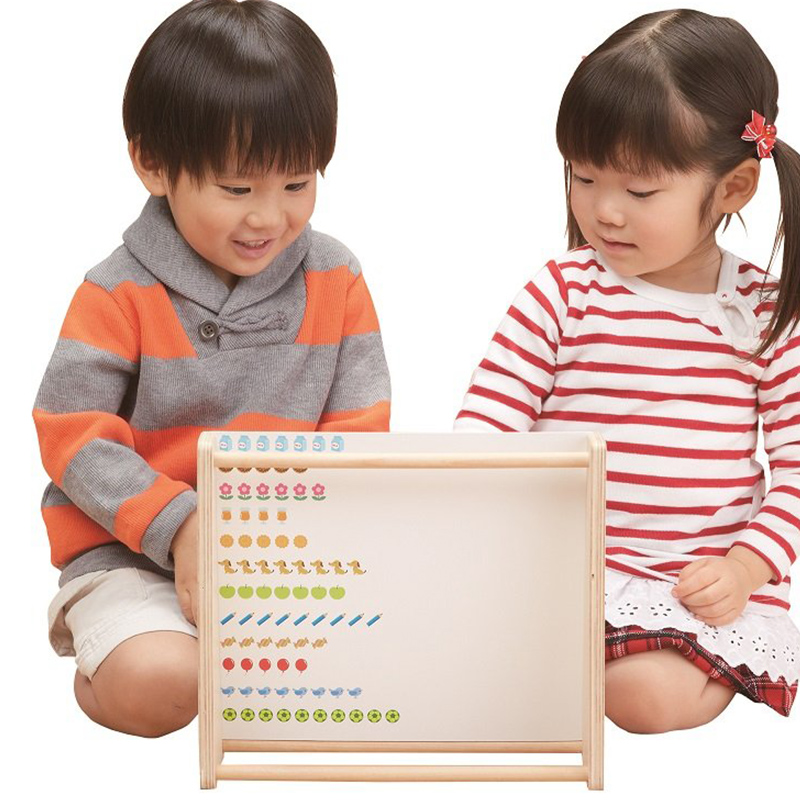 日本KUMON算盘儿童珠算架公文式蒙氏120计算架幼儿园小学教具数学 - 图0