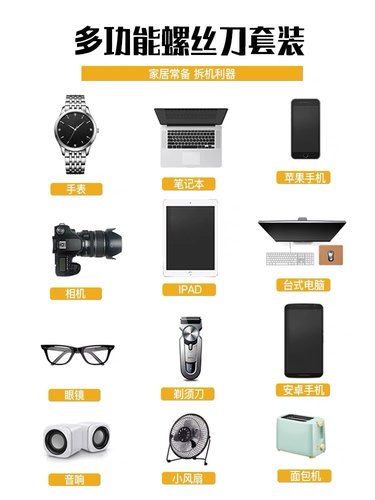 新品小螺丝刀套装钟表螺丝批手机眼镜超小十字螺丝刀手表改锥一字 - 图0