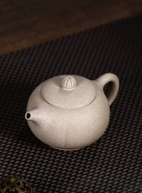 正宗宜兴紫砂壶原矿芝麻白玉段南瓜西施壶家用功夫泡茶壶茶具礼品