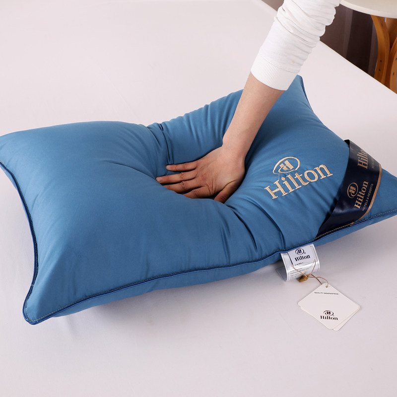 希尔顿羽绒枕头100%全棉白鹅绒枕芯五星级酒店单双人枕头一对家用,淘宝优惠券,粉丝福利购,淘宝优惠卷