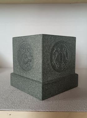 青石四神兽石墩复古摆件禅房玄关办公装饰摆件