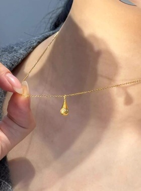 vintage「人鱼泪」中古金色点钻