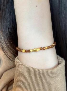 新中式虎眼石小黄鱼串珠手串