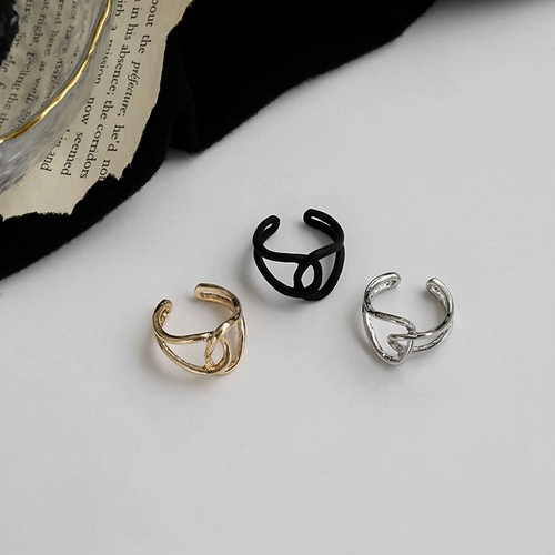 Tide, модное небольшое дизайнерское изысканное кольцо, легкий роскошный стиль, простой и элегантный дизайн, популярно в интернете, на указательный палец