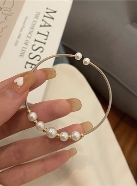 高级感珍珠手镯ins手饰品女生