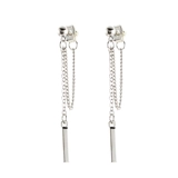 Серьги, цепь с кисточками, клипсы, популярно в интернете, в стиле панк