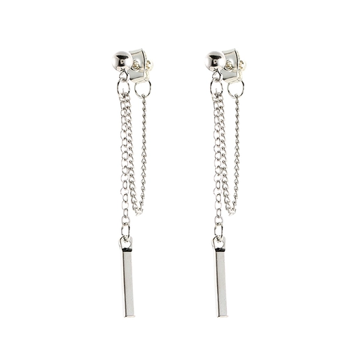 Серьги, цепь с кисточками, клипсы, популярно в интернете, в стиле панк