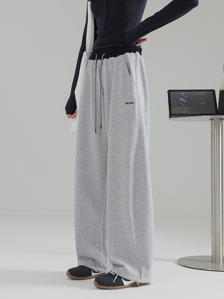 女大童运动裤2026新款春装初中生休闲弯刀裤宽松学生裤子薄款卫裤,淘宝优惠券,粉丝福利购,淘宝优惠卷