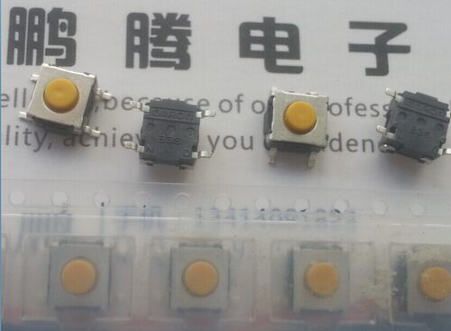 进口日本omron轻触开关6*6*4.3 贴片4脚微动 B3S-1002P按键2.26N - 图0